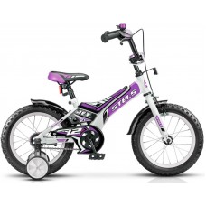 Детский велосипед 12 Stels JET цвет бело-фиолетовый