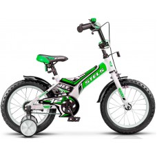 Детский велосипед 12 Stels JET цвет бело-зеленый