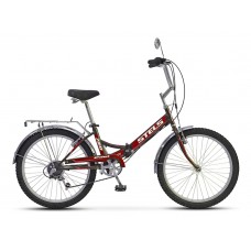 Складной велосипед Stels Pilot 750 цвет: Темно-красный