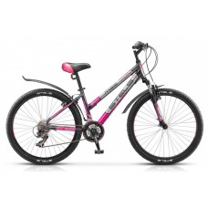 Женский велосипед Stels Miss 6000 V "17" розовый/cеребрист