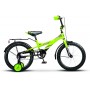 Детский велосипед 16 Stels Pilot 130 черно- зеленый